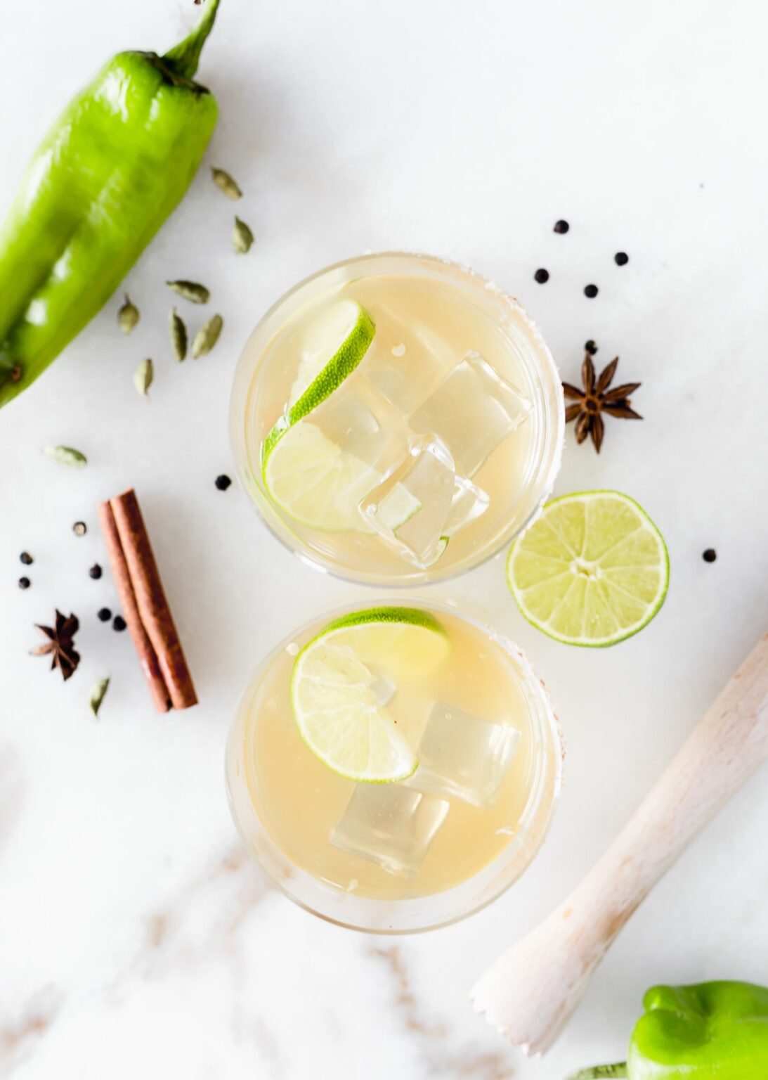 Spicy Hatch Chile Margaritas Lively Table