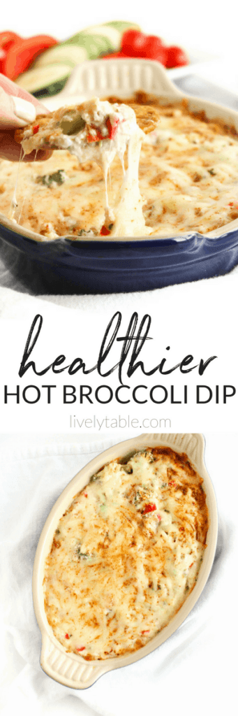 Healthier Hot Broccoli Dip  Lively Table