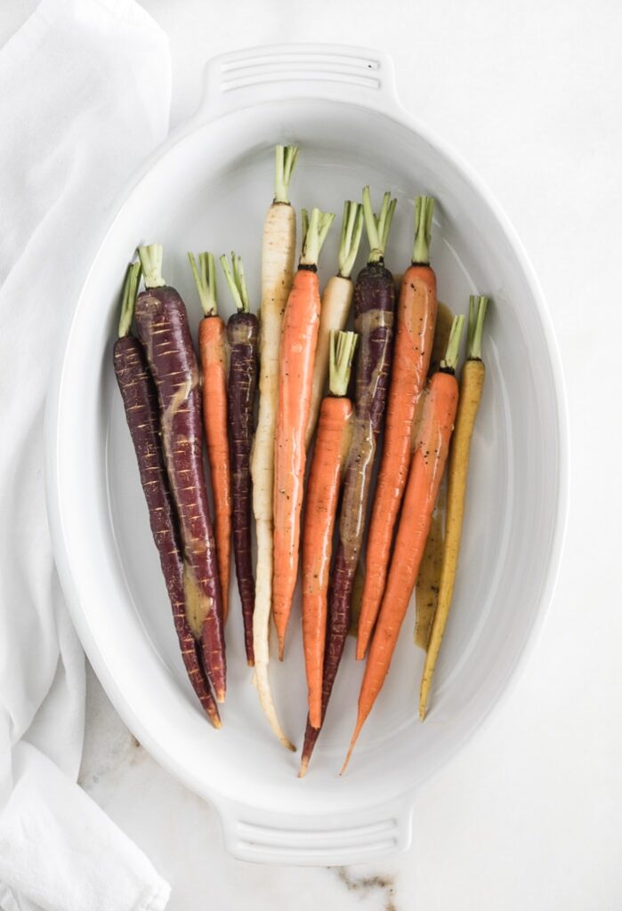 Maple Dijon Roasted Carrots with Goat Cheese and Walnuts Lively Table