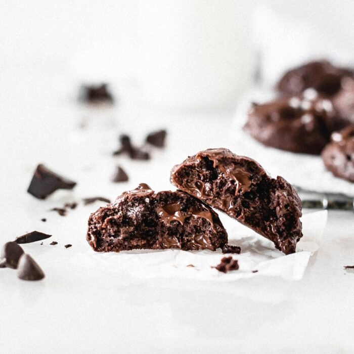 triple chocolate cookies