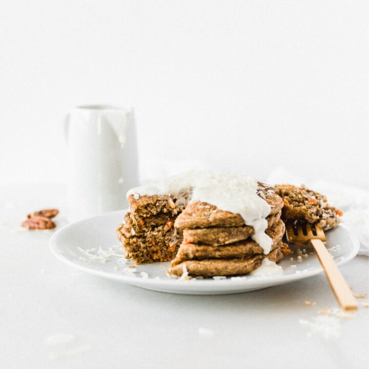 Healthy Carrot Cake Pancakes Lively Table