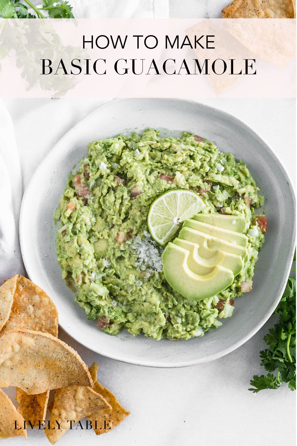 Basic Guacamole Recipe Lively Table