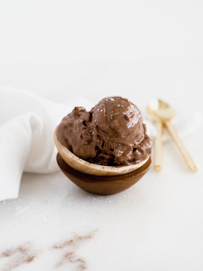 Ninja Creami Chocolate Frozen Yogurt - I Dream of Ice Cream