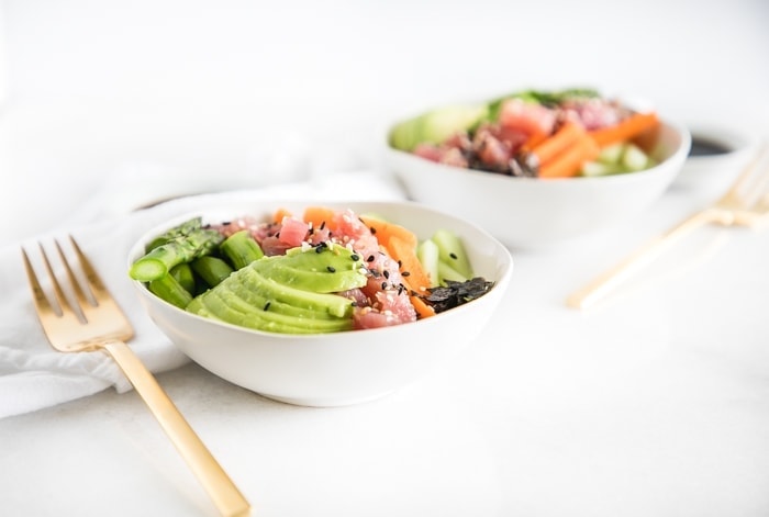 Brown Rice Sushi Bowls - Lively Table