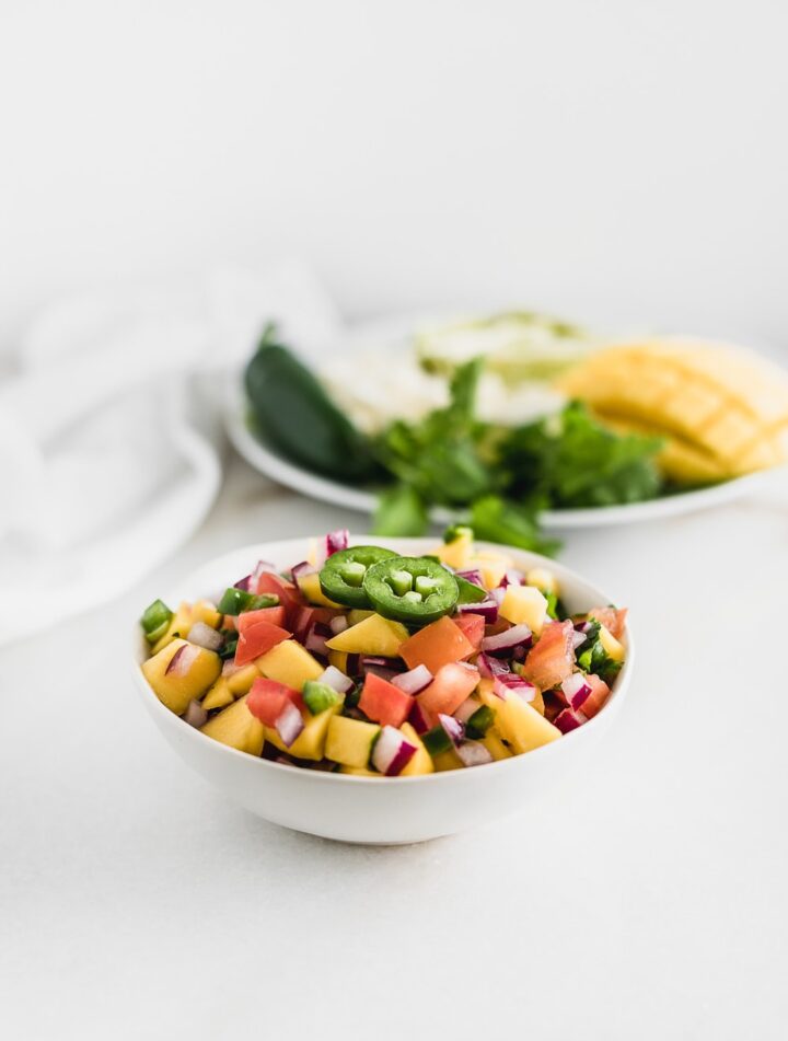 Healthy Coconut Fish Tacos With Mango Salsa Lively Table