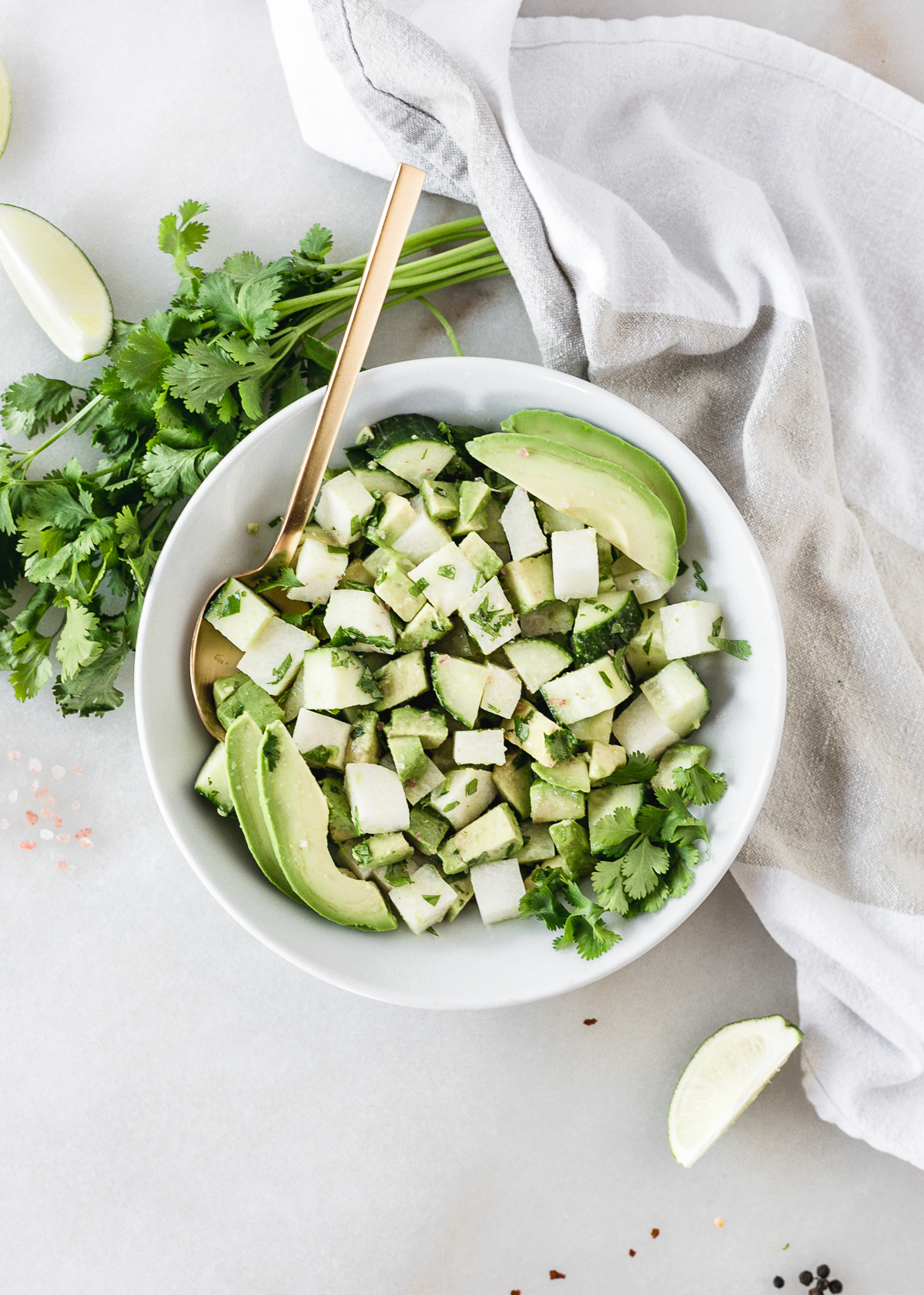 Avocado, Jicama and Cucumber Salad