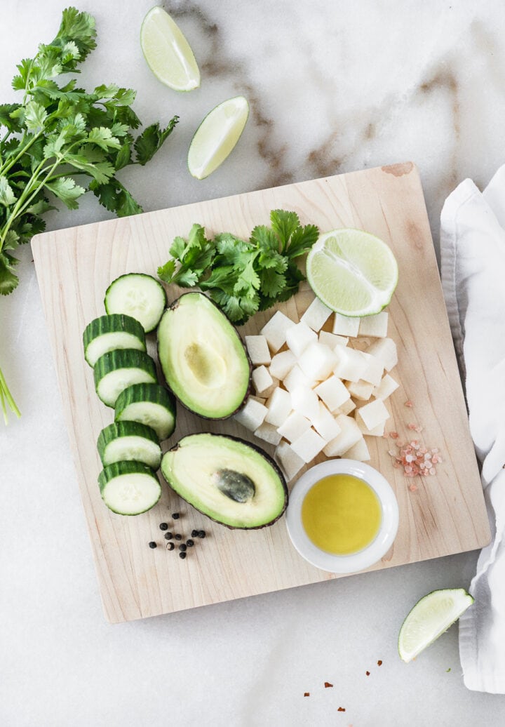 Avocado Cucumber Jicama Salad Lively Table