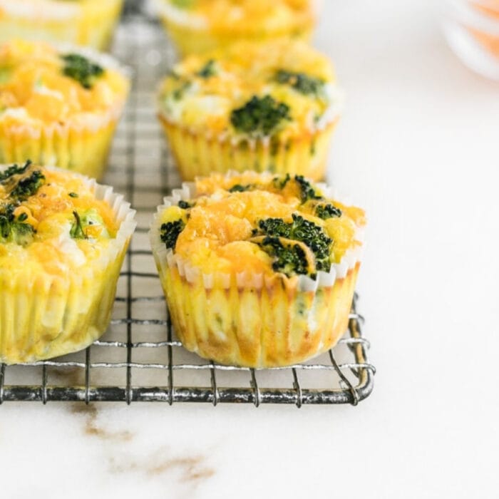 MakeAhead Broccoli Cheddar Egg Muffins Lively Table