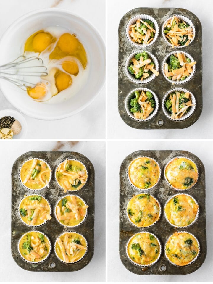 MakeAhead Broccoli Cheddar Egg Muffins Lively Table