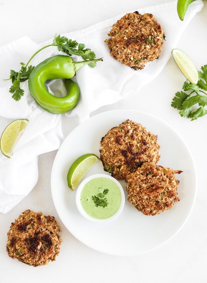 hatch chile crab cakes