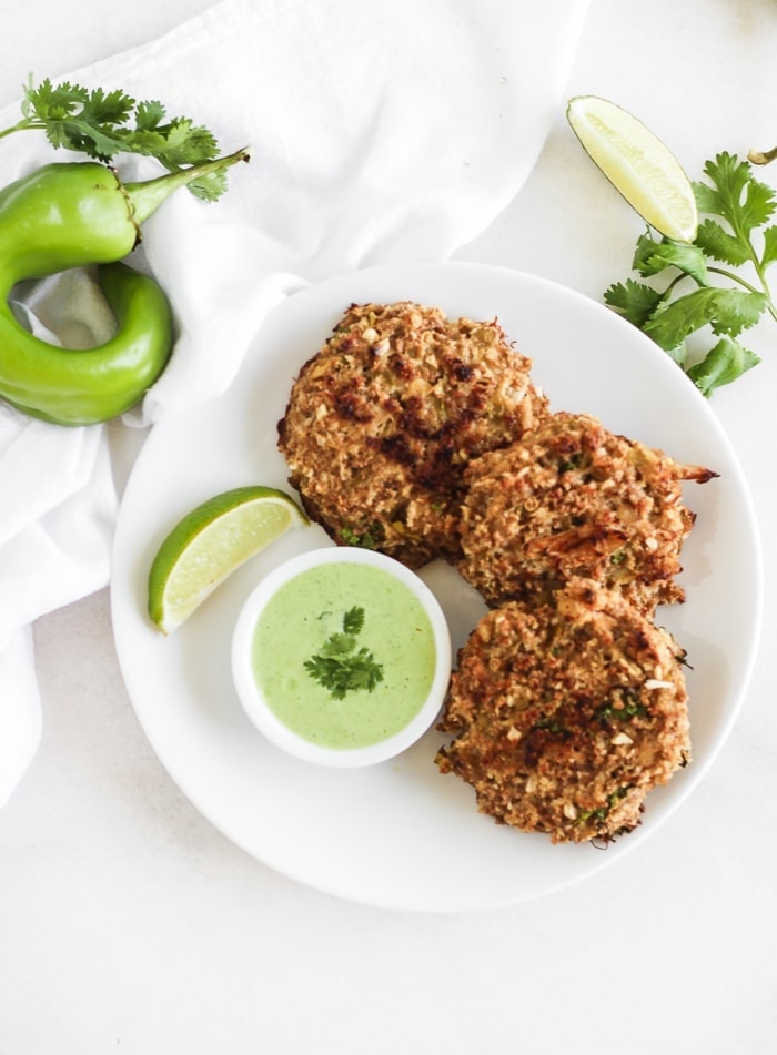 hatch chile crab cakes