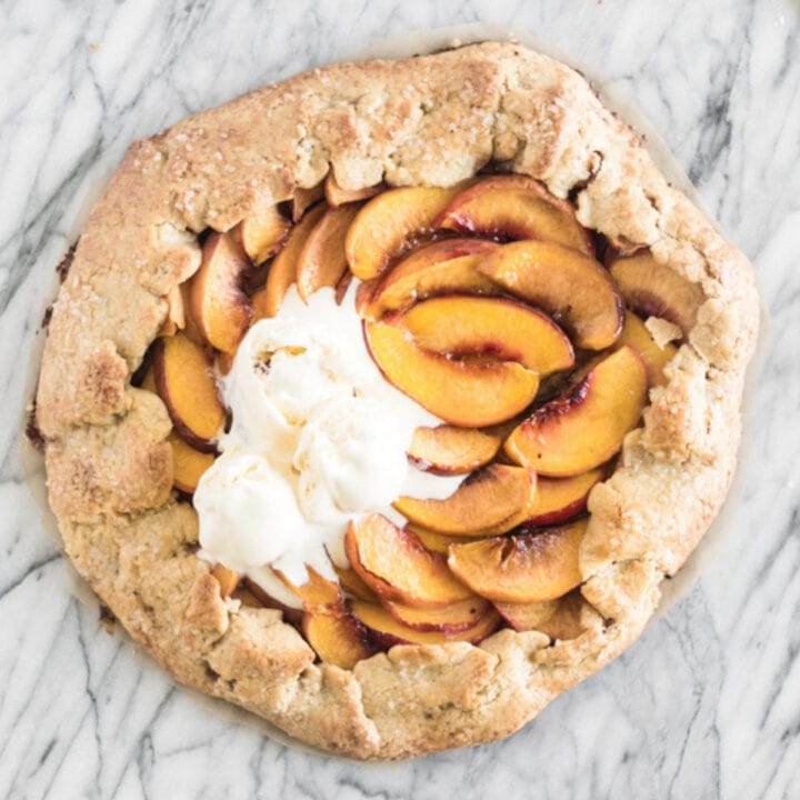 Whole Wheat Peach Galette Lively Table