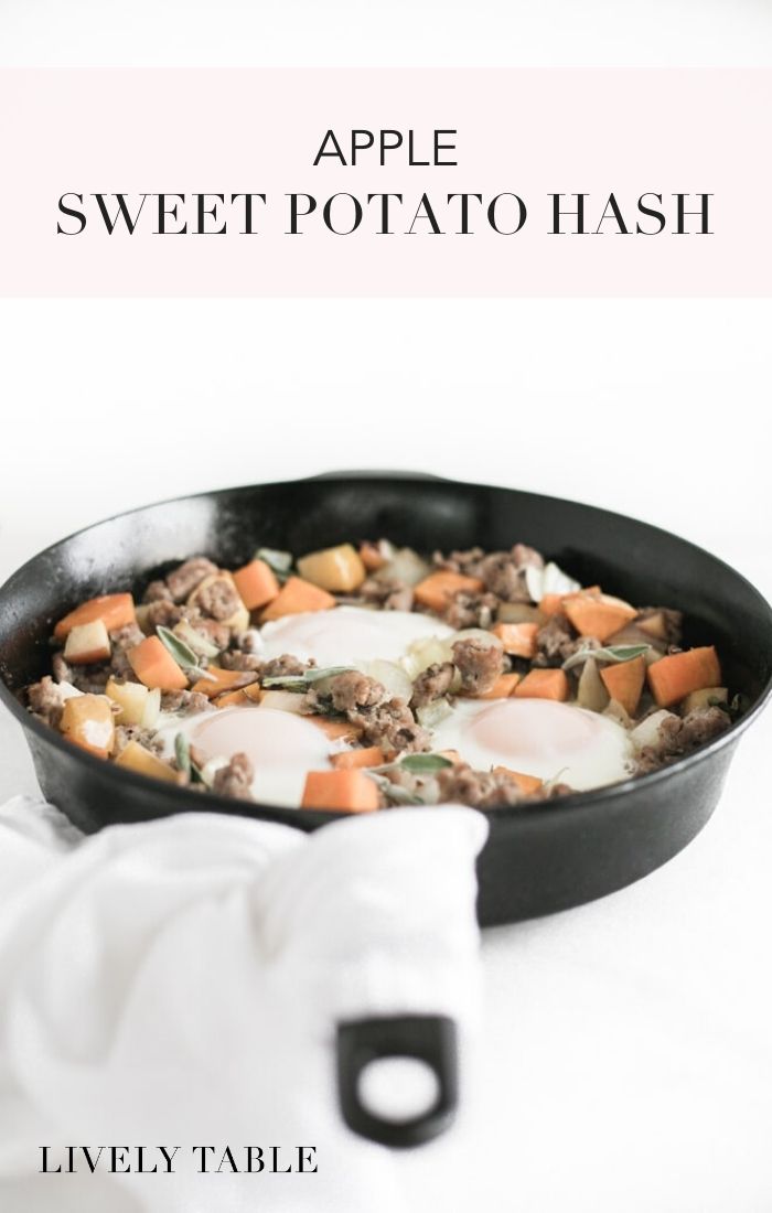 Apple Sweet Potato Hash