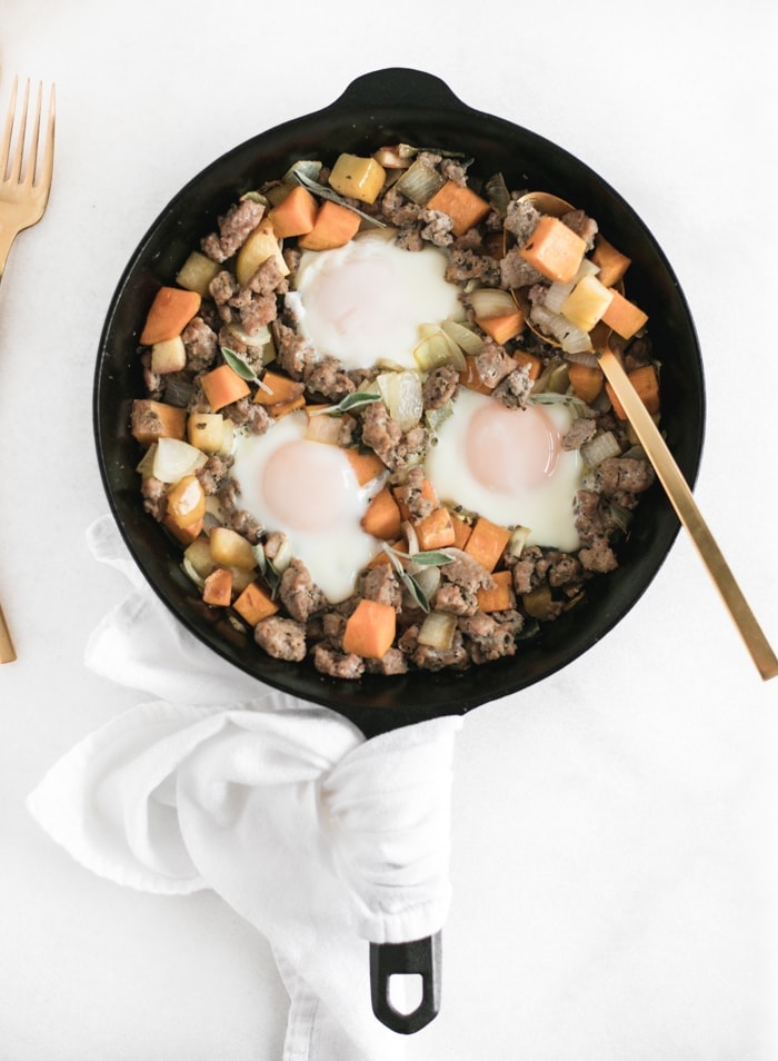 apple sweet potato hash