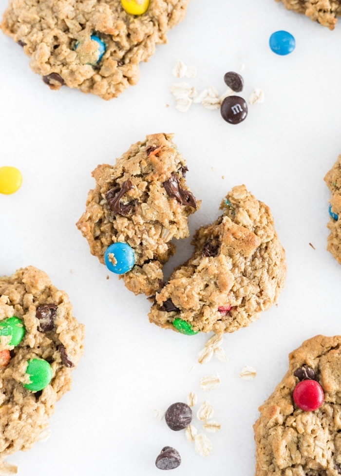 Small Batch Monster Cookies (Naturally Gluten Free!) - Lively Table