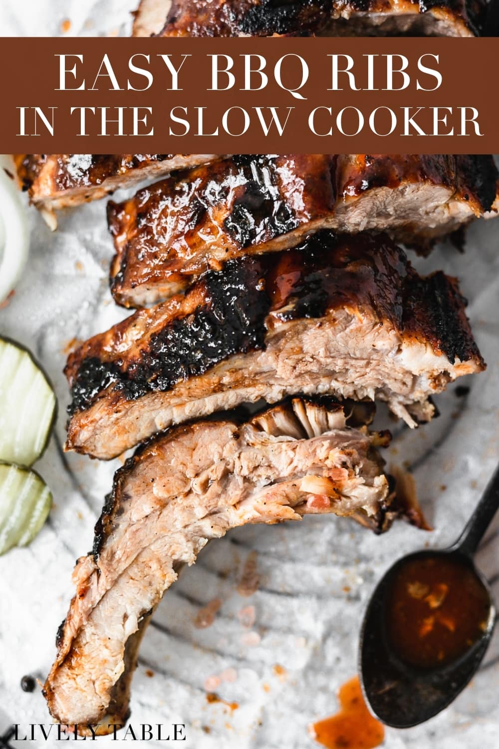 Easy Slow Cooker BBQ Ribs Lively Table