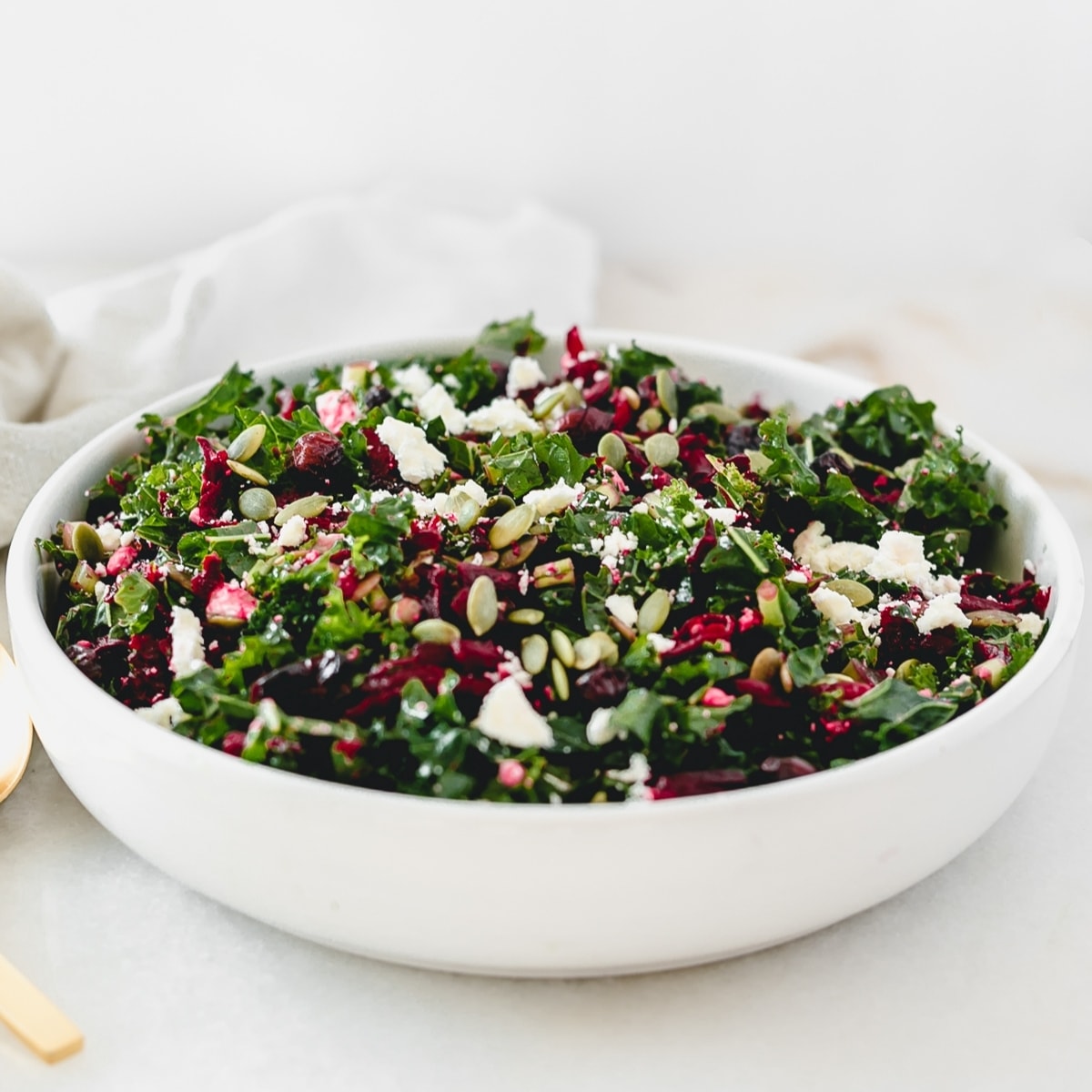 Shredded Beet Kale Salad Lively Table