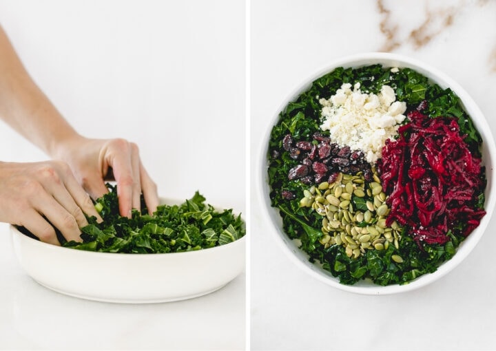 Shredded Beet Kale Superfood Salad Lively Table