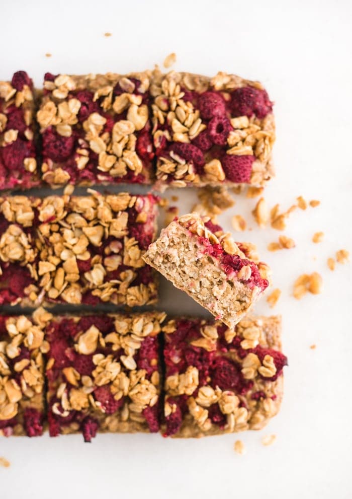 no added sugar pbj oatmeal bars