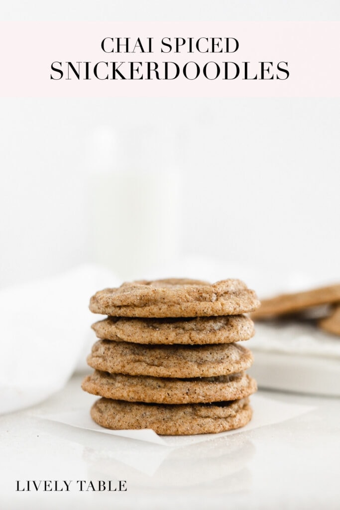 Chai spiced snickerdoodles