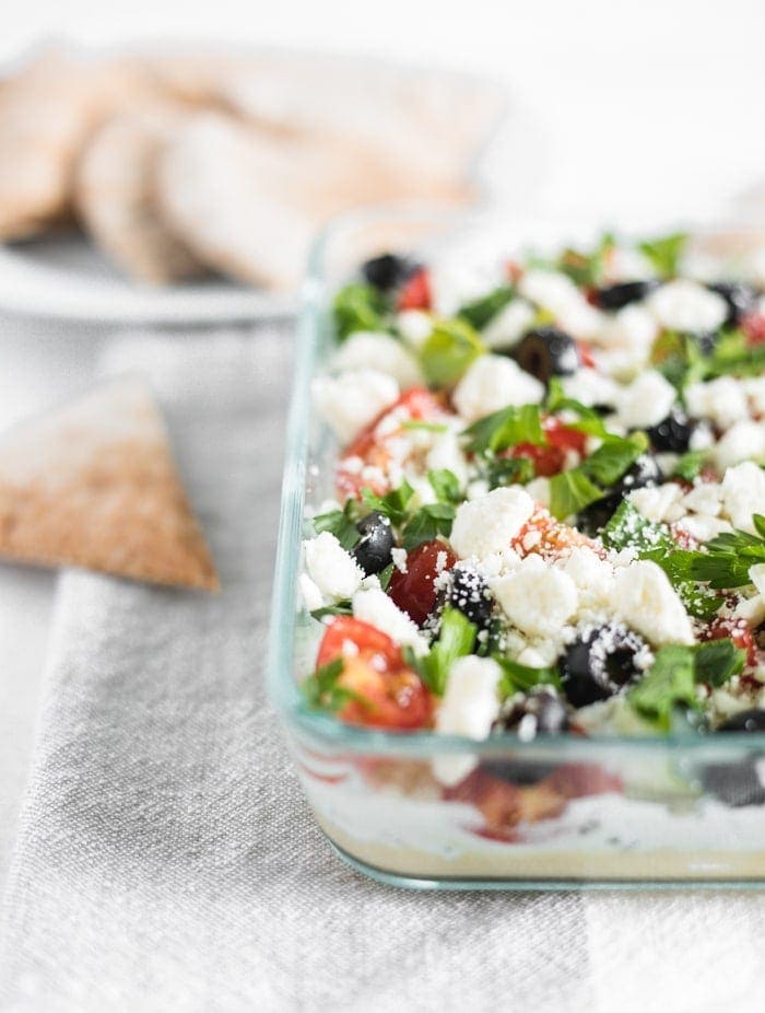 Healthy Greek 7 Layer Dip Lively Table