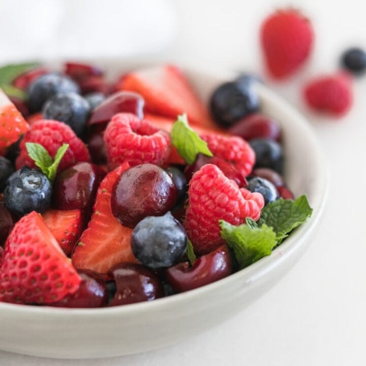 Patriotic Summer Fruit Salad - Lively Table