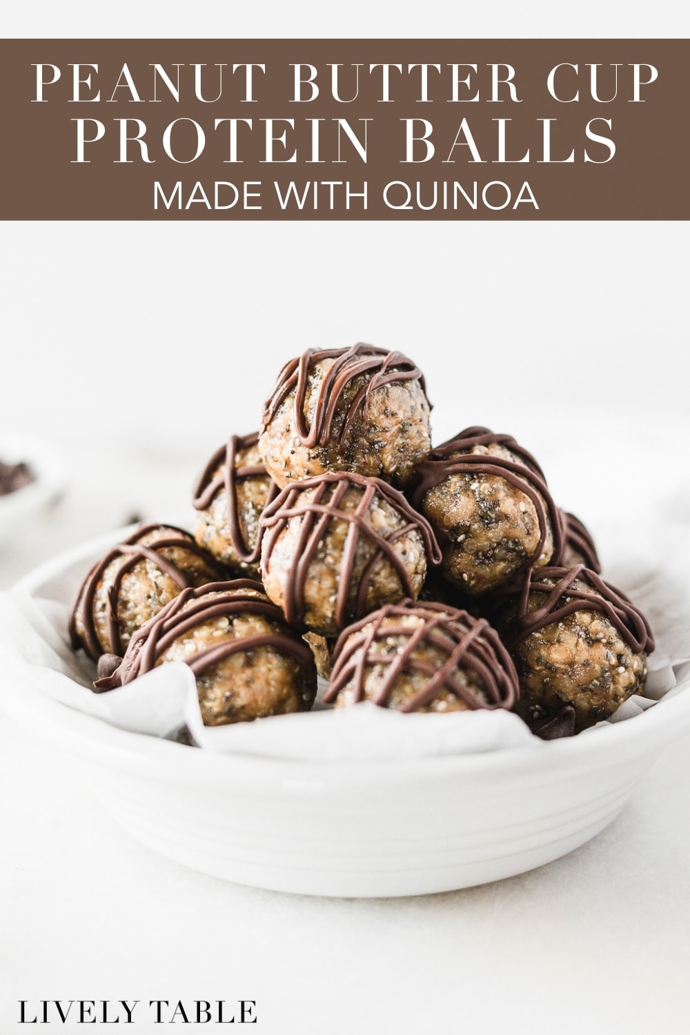 Quinoa Peanut Butter Cup Protein Balls Lively Table