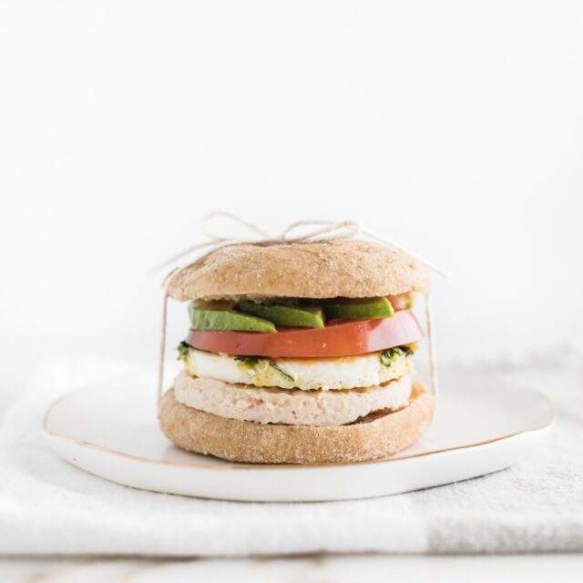 Healthy Meal Prep Breakfast Sandwiches - Lively Table