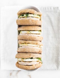 Healthy Meal Prep Breakfast Sandwiches - Lively Table