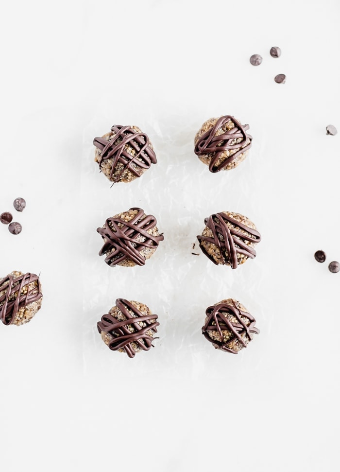 Quinoa Peanut Butter Cup Protein Balls