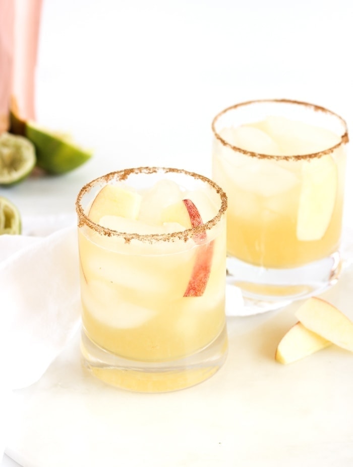 Easy Apple Cider Margaritas - Lively Table