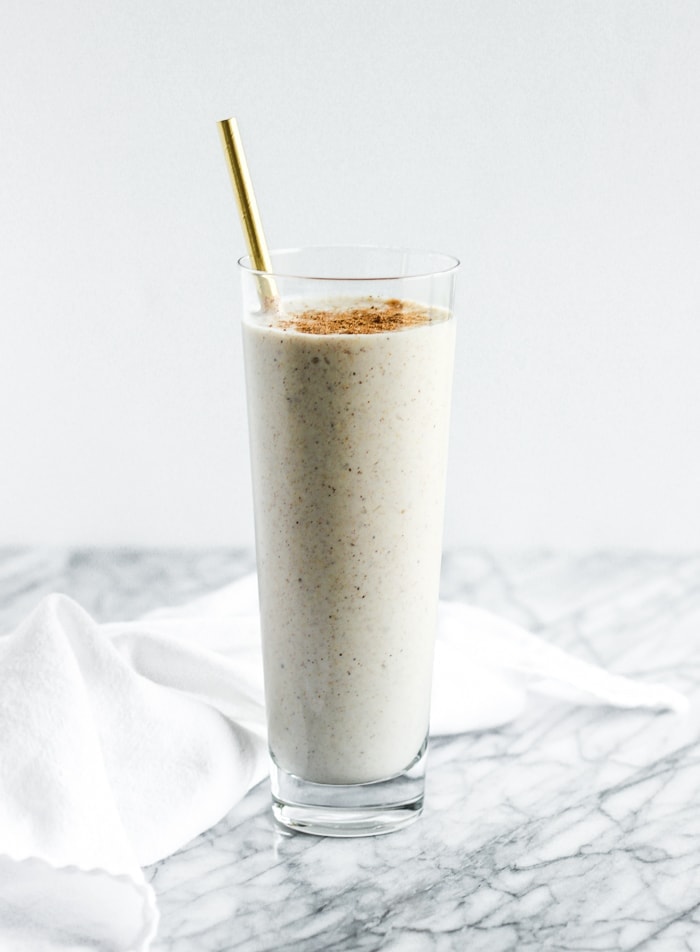 healthy gut vanilla chai smoothie