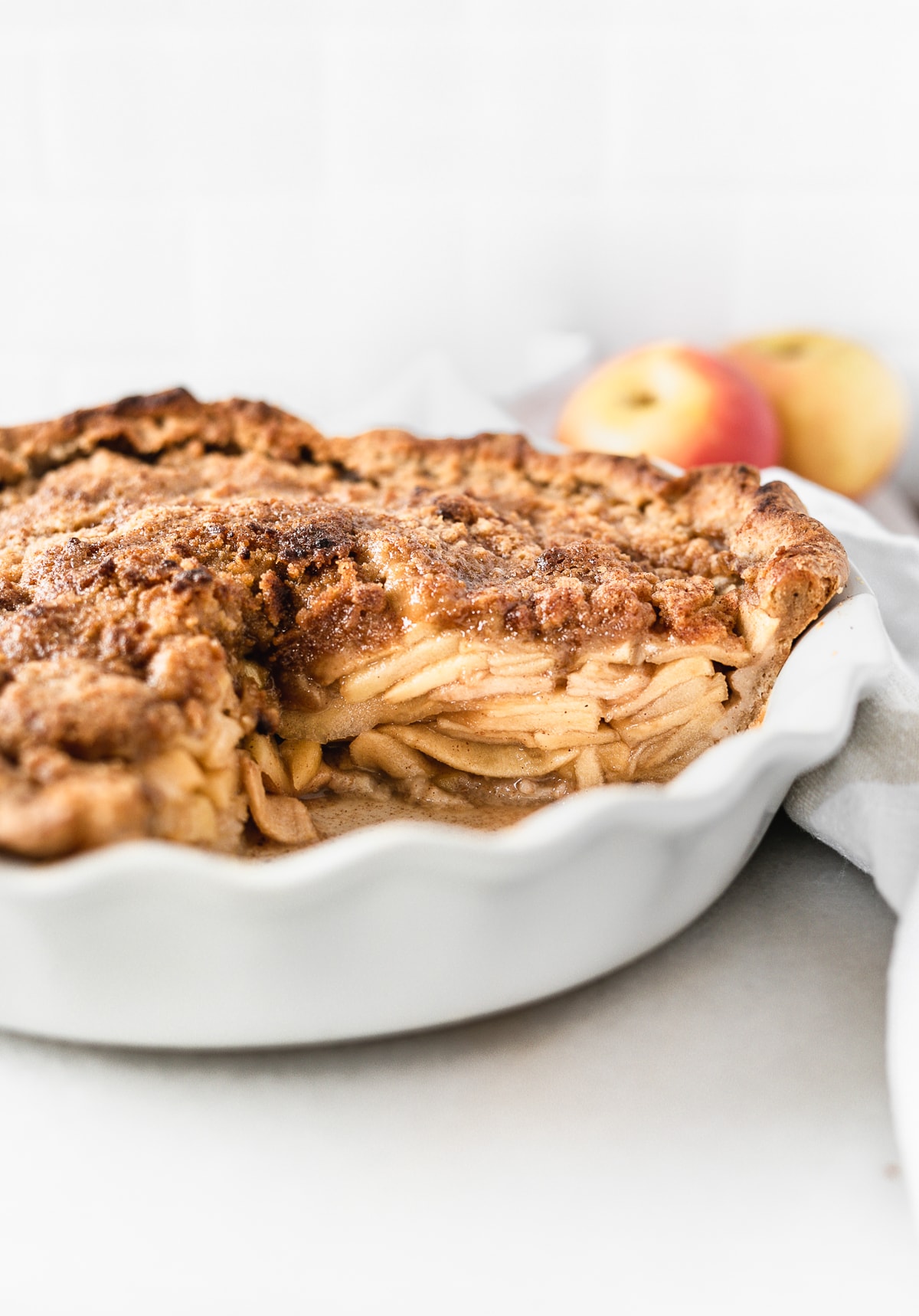 Whole Wheat Apple Crumb Pie - Lively Table