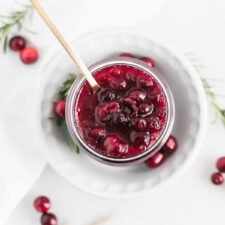 Lower Sugar Cranberry Sauce-image
