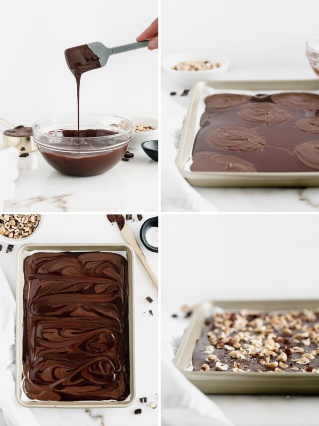 Salted Dark Chocolate Hazelnut Bark Lively Table