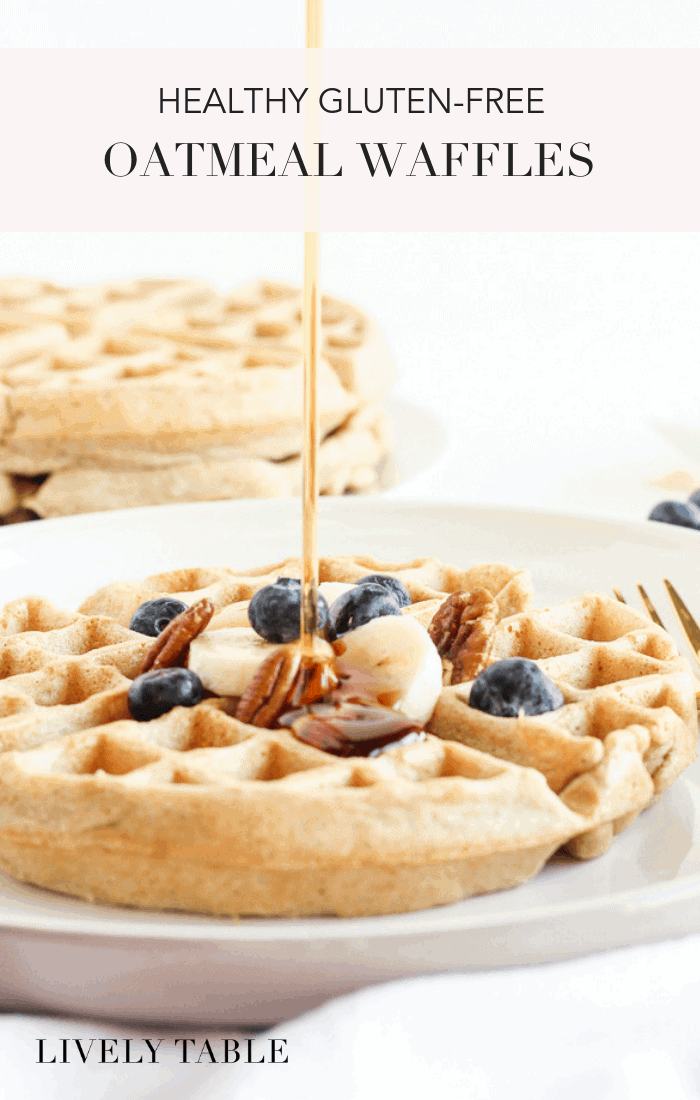 Healthy Gluten Free Oatmeal Waffles Lively Table