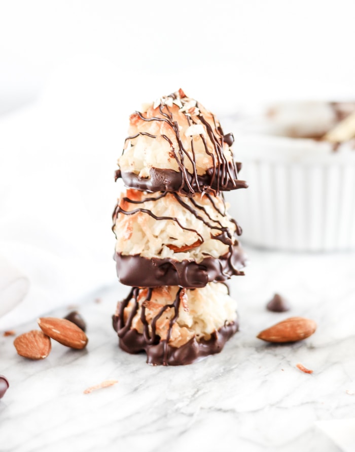 almond joy coconut macaroons