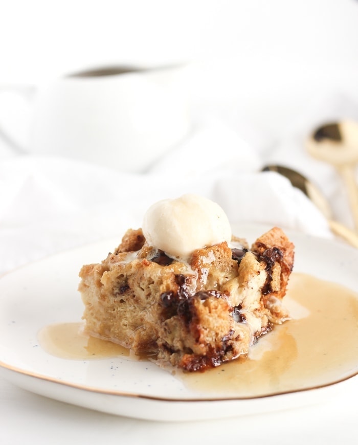 Chocolate chip deals bread pudding