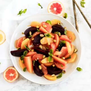 beet and citrus salad