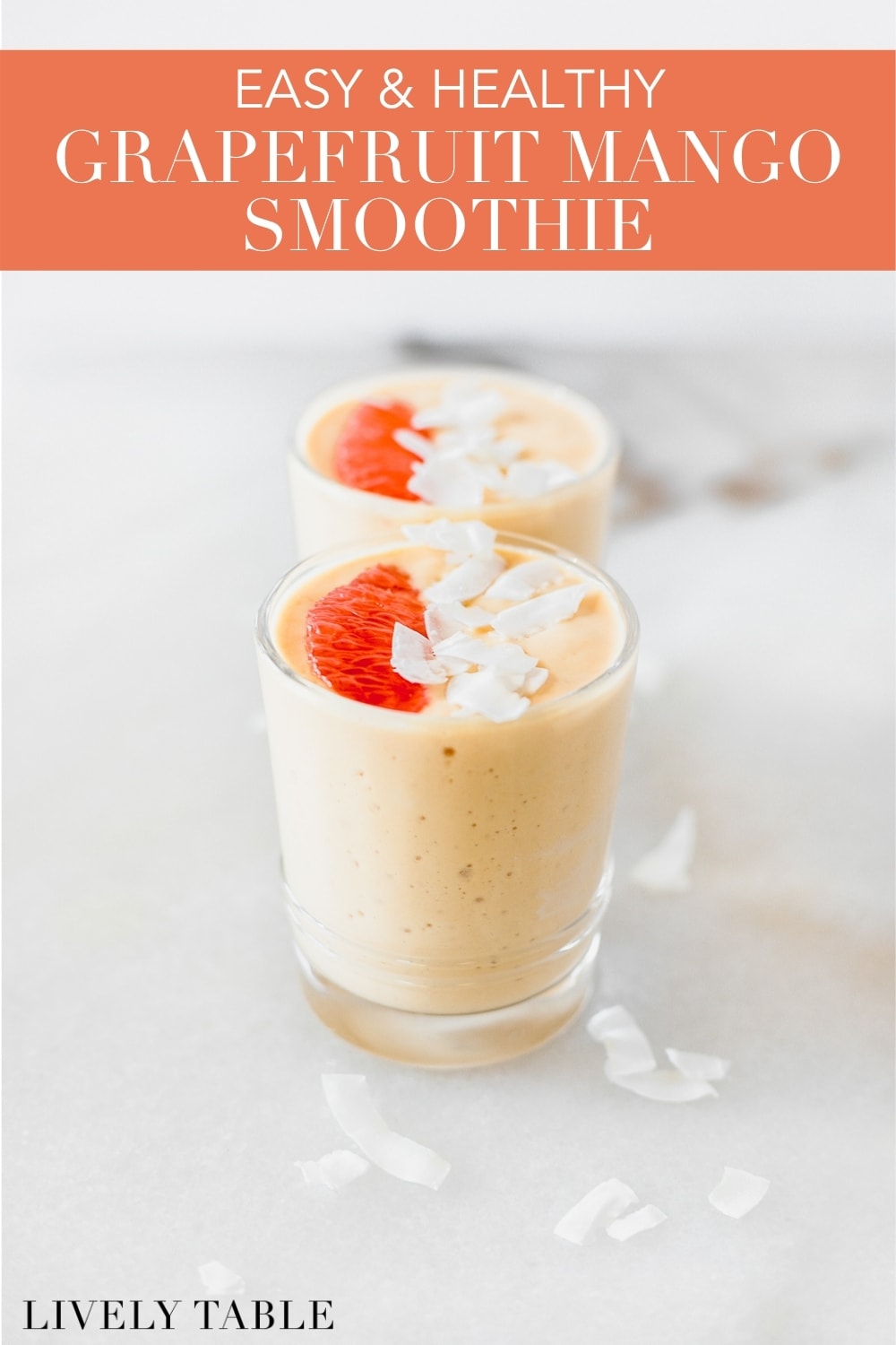 Immune Support Grapefruit Mango Smoothie With Turmeric Lively Table