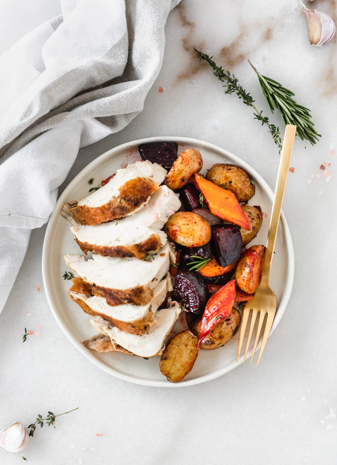 Perfect Roasted Chicken and Root Vegetables - Lively Table