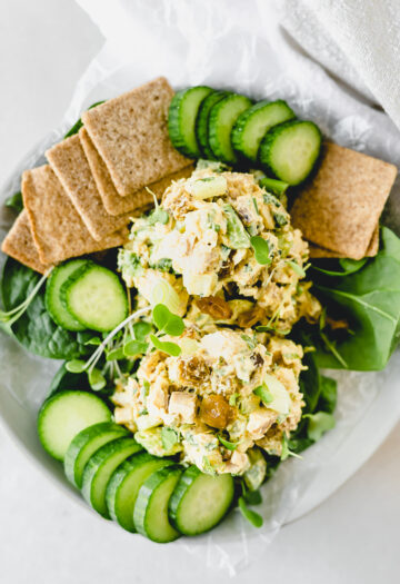 Mayo-Free Coconut Curry Chicken Salad - Lively Table
