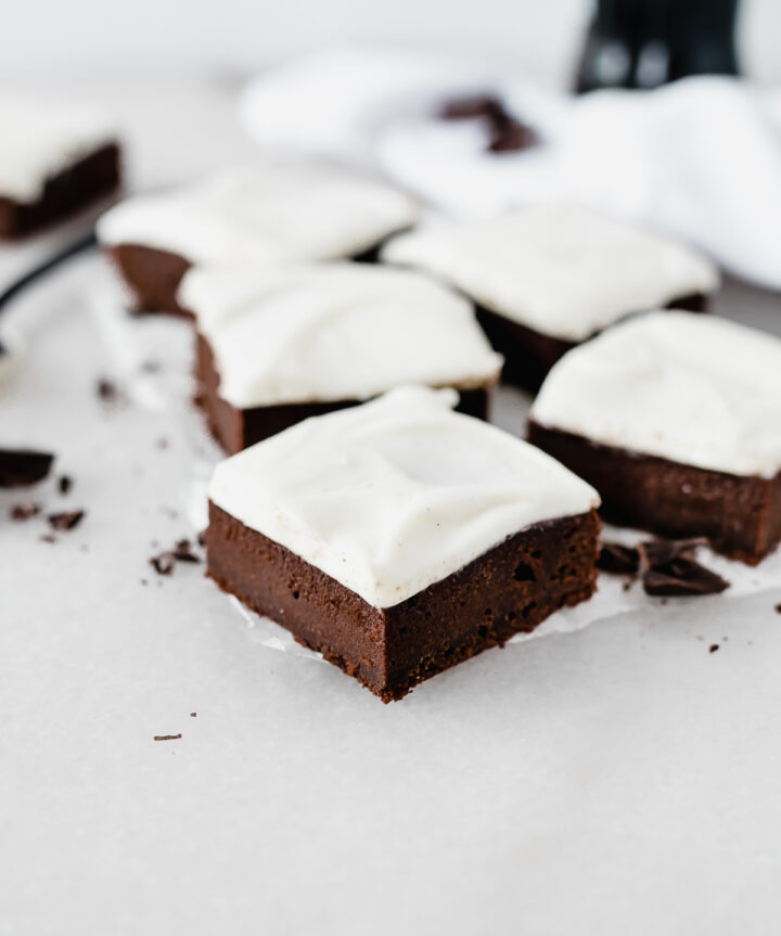 Guinness Brownies with Vanilla Bean Cream Cheese Frosting Lively Table