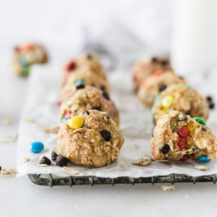 Healthy Monster Cookie Dough Snack Balls Lively Table