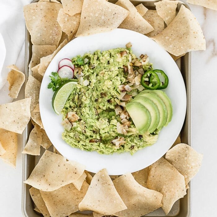 Caramelized onion guacamole