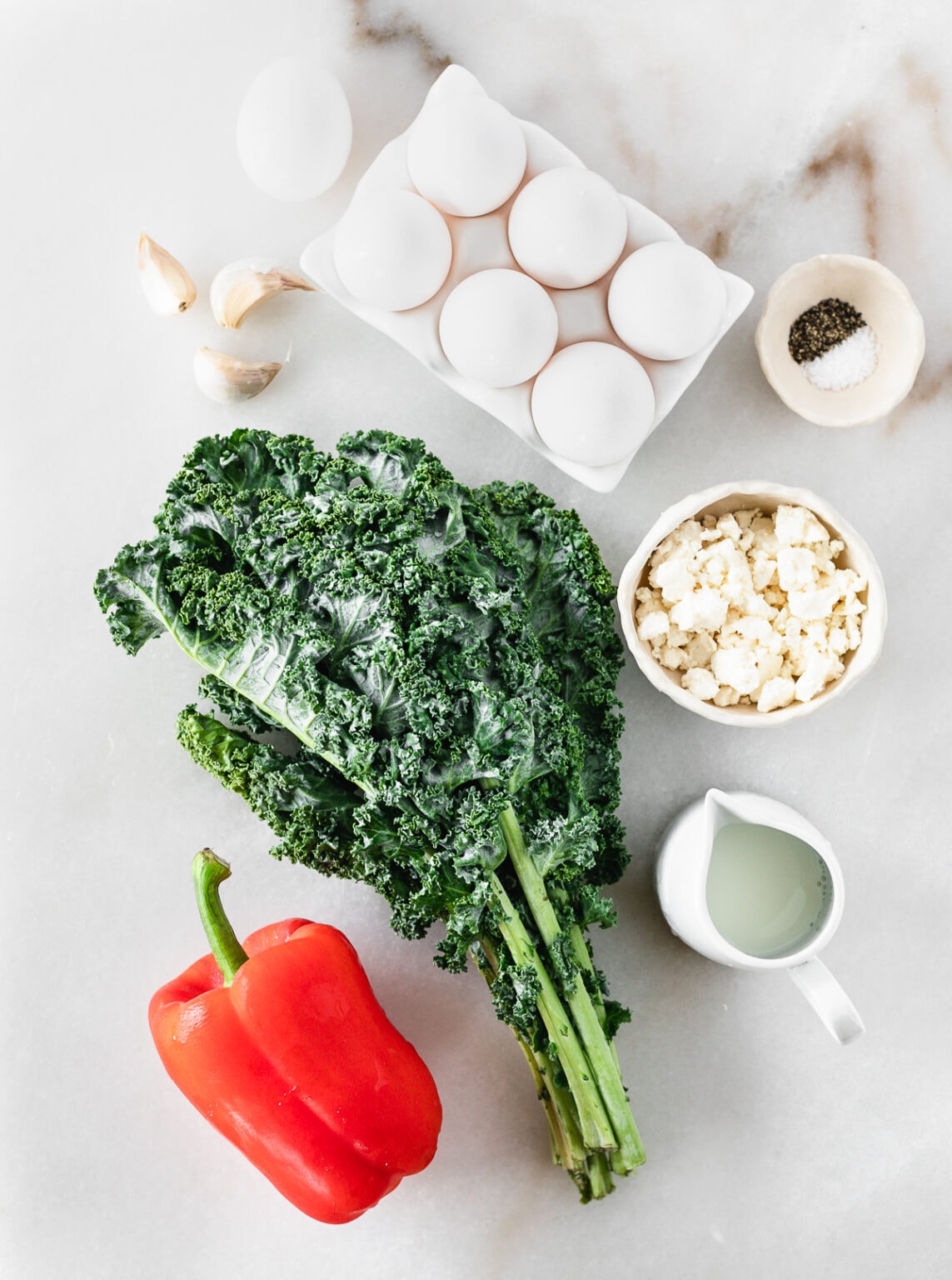 Easy Kale, Red Pepper and Feta Frittata Lively Table