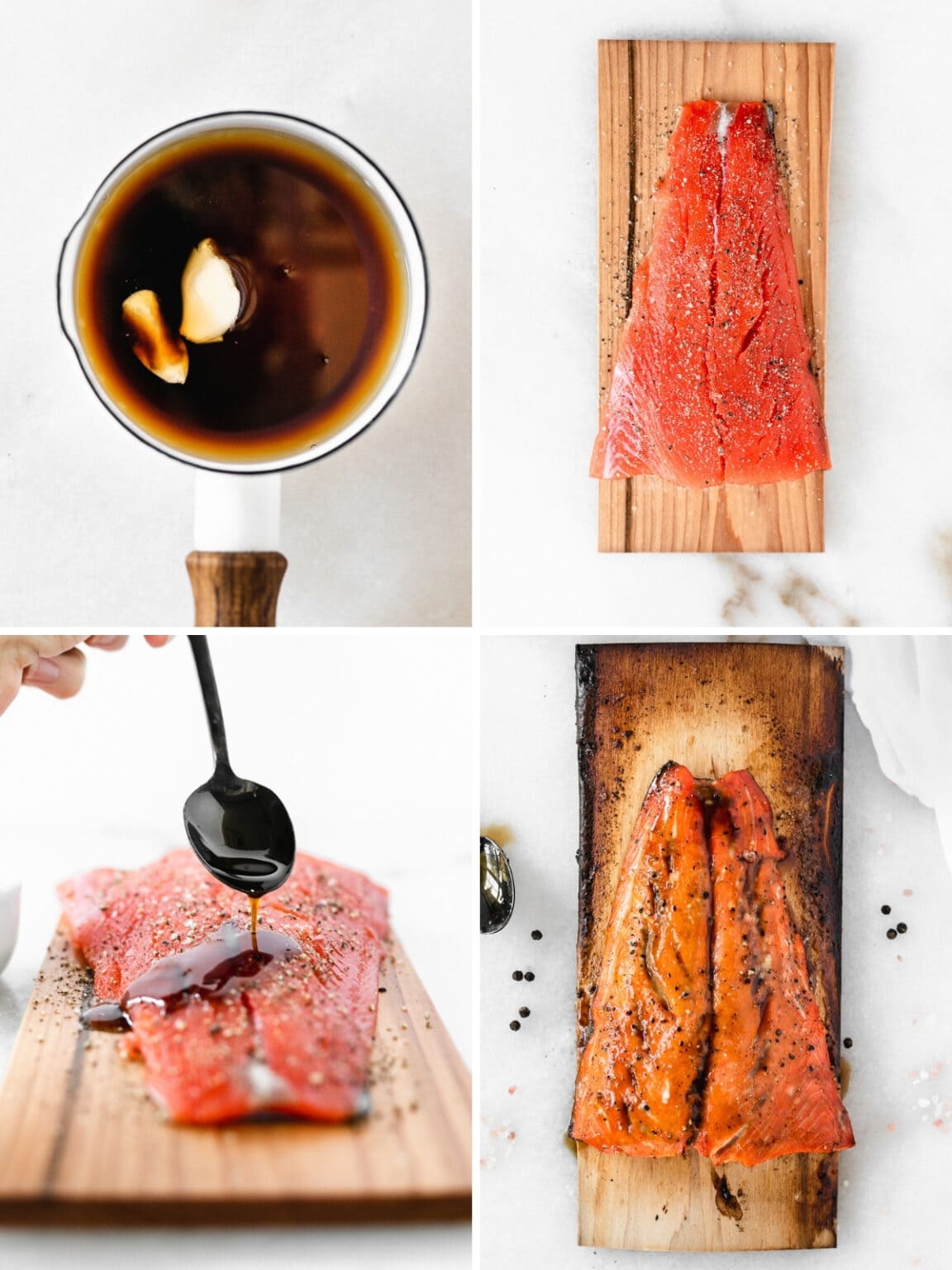 Bourbon Glazed Grilled Cedar Plank Salmon Lively Table