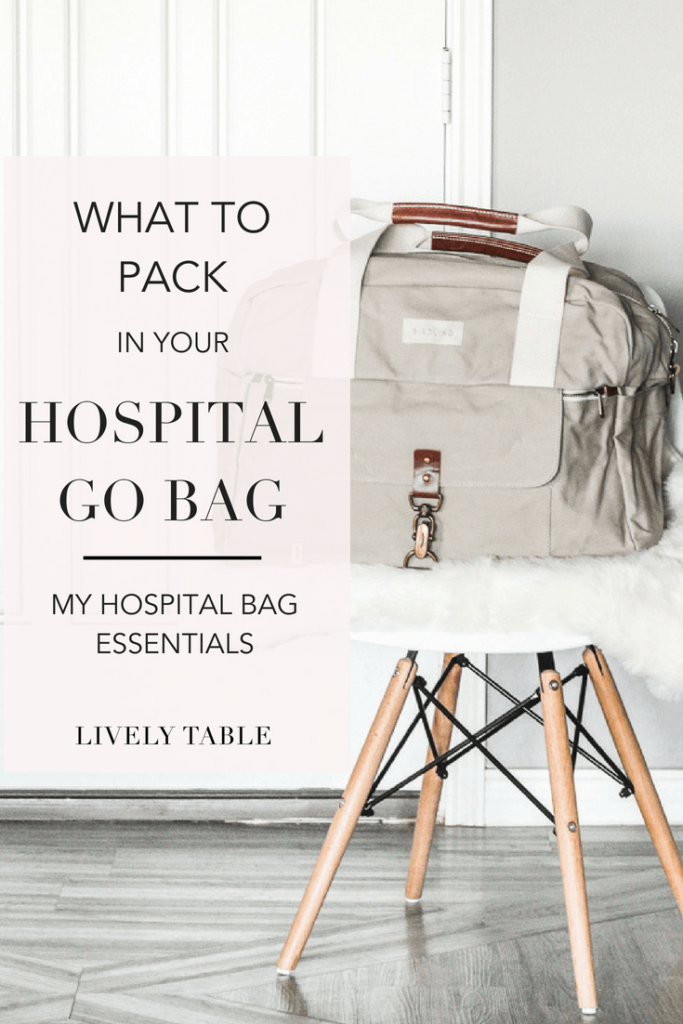 pinterest image for what to pack in a go bag