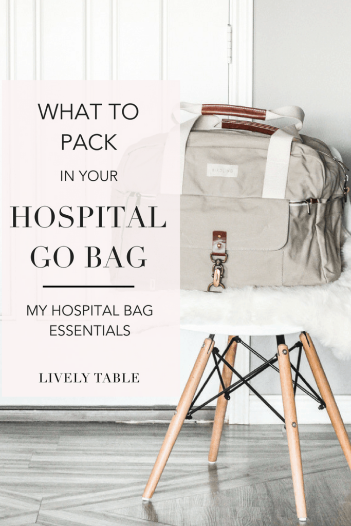 what to pack in your labor bag