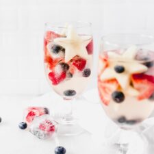 Red White & Blue Prosecco Sangria — Set the Table